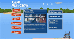 Desktop Screenshot of campmennoscah.org