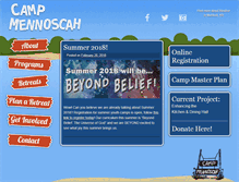 Tablet Screenshot of campmennoscah.org